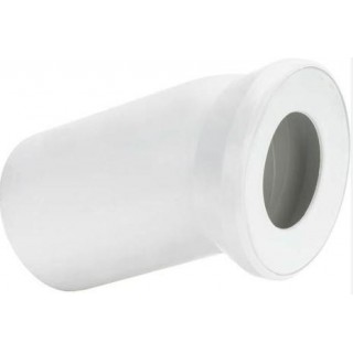 WC elbow 22.5°,white Viega