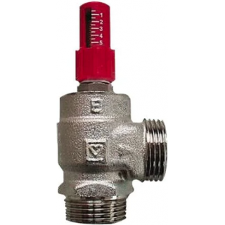 Overflow valve, angle Dn15, 3/4" (1400441