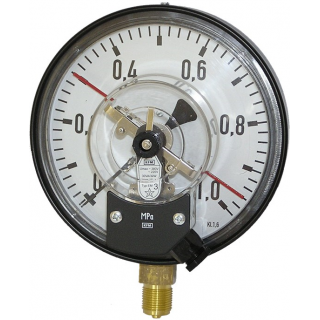 Electric contact pressure gauge R160 0-16bar WIKA