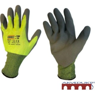 KNITTED GLOVES WITH SOFT LATEX COATING
