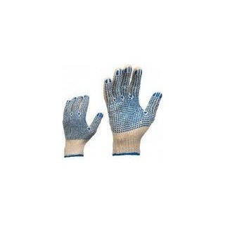 Polyester/Cotton Blend String Knit Gloves with PVC