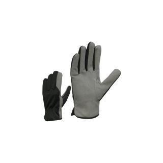 Work gloves synthetic leather nylon wrist