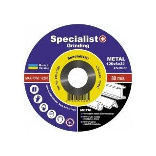 Specialist grinding wheel for metal Specialist 125