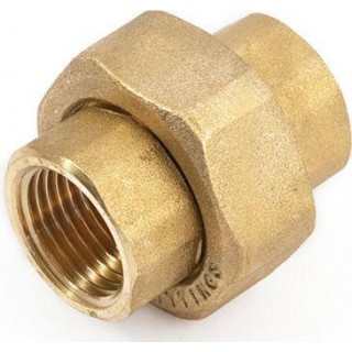 Straight conic connector FF 1/2''
