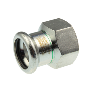 Press female connector,KAN-therm Inox 15x½"