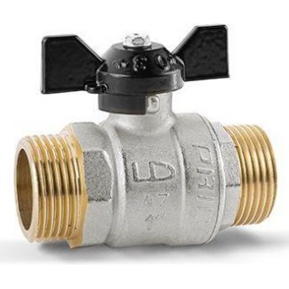 Ball valve MM 1/2'' with butterfly