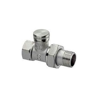 Lockshield valve Raditec 1/2", straight HEIMEIER
