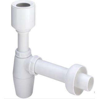 Urinal siphon bottle 50x40mm, plastic Viega