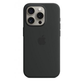 Nugarėlės dėklai Apple - iPhone 15 Pro Max Silicone Case with MagSafe - Black 