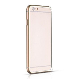 Nugarėlės dėklai Apple  Apple iPhone 6 / 6S Blade series Hippocampal Buckle Metal Bumper HI-T025 gold 