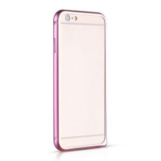 Back panel cover Apple  Apple iPhone 6 / 6S  Blade Series Hippocampal Buckle Metal Bumper HI-T025 Pink