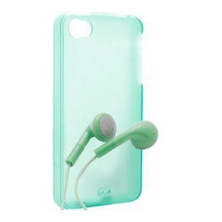 Back panel cover Apple  iPhone 5 Venom Signature TPU Shell&amp;Earphones Green