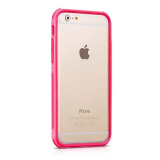 Nugarėlės dėklai Hoco Apple iPhone 6  Moving Shock-proof Silicon Bumper Pink