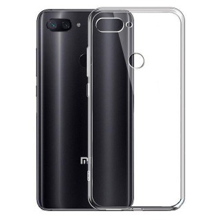 Nugarėlės dėklai iLike Xiaomi Mi 8 Lite Ultra Slim 0,5 mm TPU case Transparent