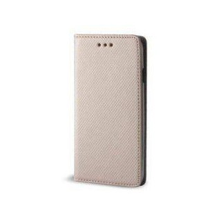 Knygos tipo dėklas dėklai iLike Samsung Galaxy A9 2018 Smart Magnet Case Gold