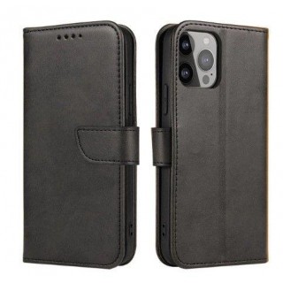 Knygos tipo dėklas dėklai iLike Google Magnet Case case for Google Pixel 7 cover with flip wallet stand Black