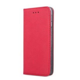 Knygos tipo dėklas dėklai iLike Samsung A15S / A15 / A35 Smart Magnet case Red