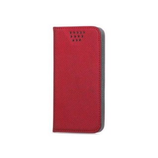 Knygos tipo dėklas dėklai iLike Universal Smart Universal Magnet case 6,6-6,9'' 85x170 Red