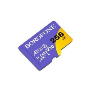 Atmiņas kartes Borofone  MICROSD MEMORY CARD 256GB SDXC U3 CLASS10 100MB/S 