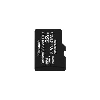 Atmiņas kartes Kingston  32GB microSD HC Canvas Select Plus 