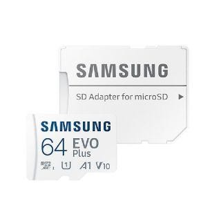 Карты памяти Samsung  Evo Plus MicroSD 64GB 