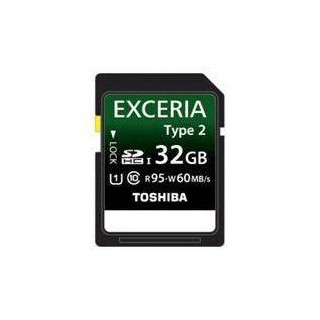 Atminties kortelės Toshiba Universal SDHC Class 10 (UHS) Exceria Type2 32Gb 