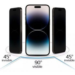 Protective glass iLike Apple IPHONE 15 PRO TEMPERED PRIVACY GLASS Black