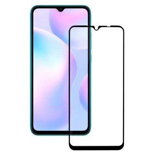 Protective glass iLike Xiaomi Xiaomi Redmi 9 2.5D Black Frame Full Glue (without packaging) 