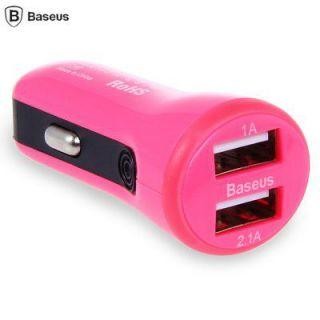 Auto charger Baseus Universal Tiny Car Charger CCALL-CR0R Pink