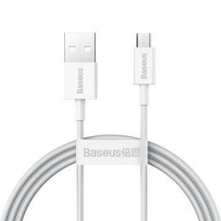 Cable Baseus  Baseus Superior cable USB - micro USB for fast charging 2A 1m white (CAMYS-02) 