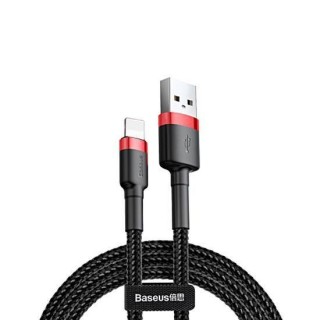 Kabelis Baseus  CABLE LIGHTNING TO USB 1M/RED/BLACK CALKLF-B19 