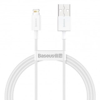 Cable Baseus  CABLE LIGHTNING TO USB 2M/WHITE CALYS-C02 
