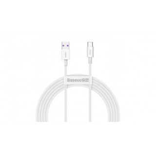 Cable Baseus  CABLE USB TO USB-C 1M/WHITE CATYS-02 66W 