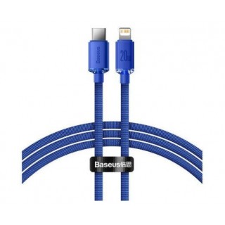 Cable Baseus  Crystal Shine Series cable USB cable for fast charging and data transfer USB Type C - Lightning 20W 1.2m Blue