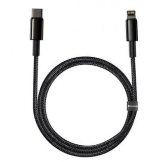 Cable Baseus Universal Tungsten Gold Fast Charge Cable USB-C to Lightning 20W 1m Black