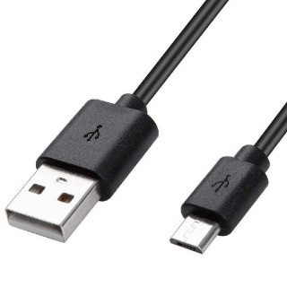 Kabelis Evelatus Universal Universal Micro USB Cable Bulk Black