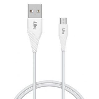 Cable iLike - iLike Charging Cable for MicroUSB ICM01 White
