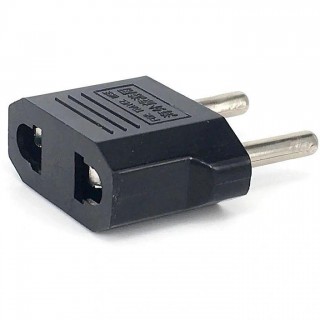 Переходник iLike  CNUS Power Socket adapter USA / CN 2-pin to Euro 2pin Black