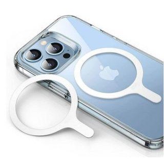 Parveidotājs iLike Universal ESR Halolock magnetic ring phone MagSafe 2pcs White