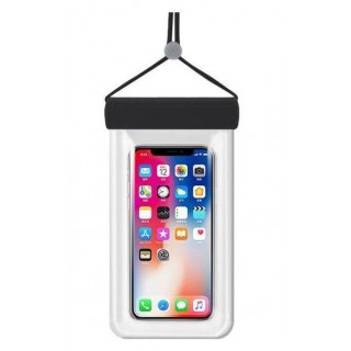 Maciņš universāls sportam iLike Universal Waterproof phone case 115 mm x 220 mm pool beach bag Black