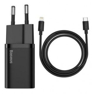 Adapter Baseus  MOBILE CHARGER WALL 20W/BLACK TZCCSUP-B01 Black