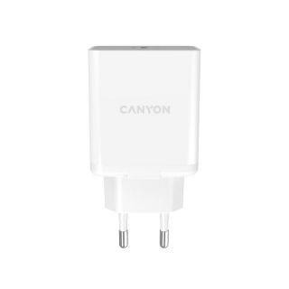 Adapteris Canyon Canon Wall charger H-20 With USB-C 20W White