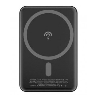 Ārējais akumulators Dudao  wireless powerbank MagSafe 5000mAh (K14S) Black