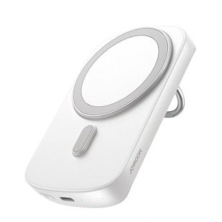 Ārējais akumulators Joyroom  inductive power bank 6000mAh with ring and stand up to 20W white (JR-W030) White