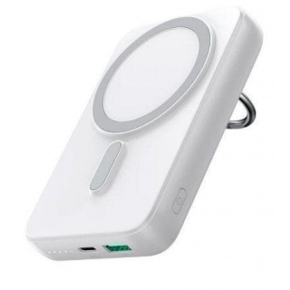 Power bank Joyroom  power bank 10000mAh Joyroom JR-W050 20W MagSafe with ring and stand White