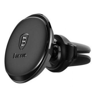 Auto turētājs Baseus Universal Magnetic car air vent holder (Overseas Edition) Black