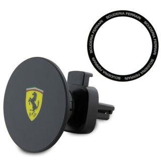 Auto holder Ferrari  Ferrari uchwyt magnetyczny FECHMMAK do kratki czarny/black 2023 Collection MagSafe 