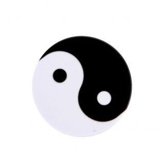 Universalus laikiklis (Popsocket) iLike  Universal Pop Holder Yin Yang Black White