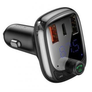 FM modulators Baseus Universal Bluetooth transmitter / car charger Baseus S-13 (Overseas Edition) Black