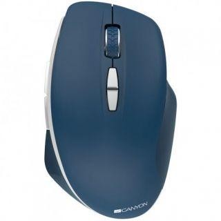 Kompiuterio pelė Canyon  2.4 GHz Wireless mouse with 7 buttons DPI 800/1200 Blue